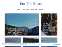 Tablet Screenshot of eattheroses.wordpress.com
