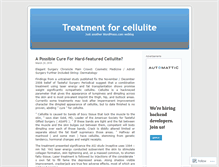 Tablet Screenshot of best4cellulitetreatment.wordpress.com