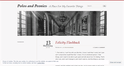 Desktop Screenshot of polosandpeonies.wordpress.com