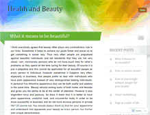 Tablet Screenshot of healthndbeauty.wordpress.com