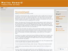 Tablet Screenshot of marisaehoward.wordpress.com