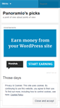 Mobile Screenshot of panoramiopicks.wordpress.com