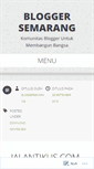Mobile Screenshot of bloggersemarang.wordpress.com