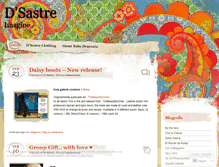 Tablet Screenshot of dsastreclothing.wordpress.com