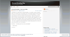 Desktop Screenshot of personalbrandingblogs.wordpress.com