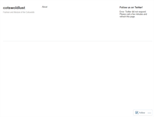 Tablet Screenshot of cotswoldlust.wordpress.com