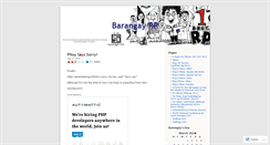 Desktop Screenshot of barangayrp.wordpress.com