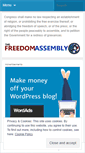 Mobile Screenshot of freedomassembly.wordpress.com