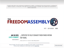 Tablet Screenshot of freedomassembly.wordpress.com