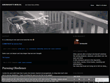 Tablet Screenshot of kireinashit.wordpress.com