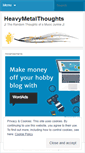 Mobile Screenshot of heavymetalthoughts.wordpress.com