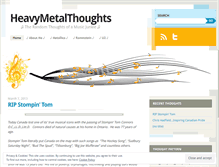 Tablet Screenshot of heavymetalthoughts.wordpress.com