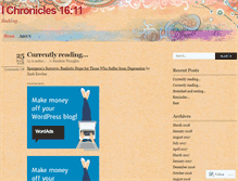 Tablet Screenshot of chron1611.wordpress.com