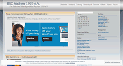 Desktop Screenshot of bscaachen.wordpress.com