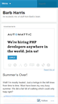 Mobile Screenshot of barbharris.wordpress.com