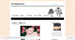 Desktop Screenshot of imhappywithmylife.wordpress.com