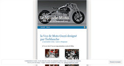 Desktop Screenshot of motolemonde.wordpress.com