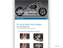 Tablet Screenshot of motolemonde.wordpress.com