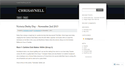 Desktop Screenshot of chrisavnell.wordpress.com