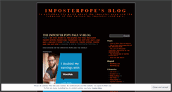 Desktop Screenshot of imposterpope.wordpress.com