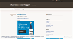 Desktop Screenshot of olajakobsson.wordpress.com
