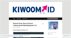 Desktop Screenshot of kiwoomid.wordpress.com