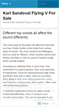 Mobile Screenshot of karlsandovalflyingvforsale.wordpress.com