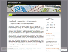 Tablet Screenshot of localization2dot0.wordpress.com