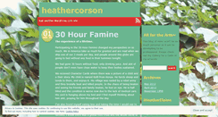 Desktop Screenshot of heathercorson.wordpress.com