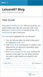 Mobile Screenshot of leluand57.wordpress.com