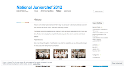 Desktop Screenshot of nationaljuniorchef.wordpress.com