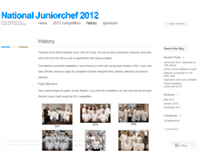 Tablet Screenshot of nationaljuniorchef.wordpress.com