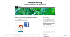 Desktop Screenshot of healthshareblog.wordpress.com