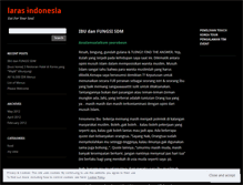 Tablet Screenshot of larasindonesia.wordpress.com