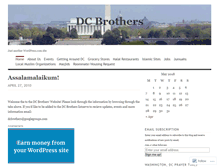 Tablet Screenshot of dcbrothers.wordpress.com