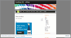 Desktop Screenshot of eyeshophk.wordpress.com