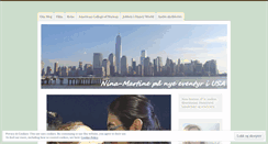 Desktop Screenshot of ninamartine.wordpress.com
