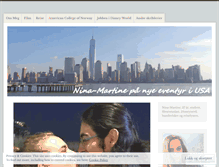Tablet Screenshot of ninamartine.wordpress.com