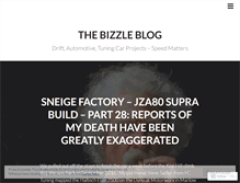 Tablet Screenshot of mrbizzle.wordpress.com