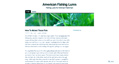 Desktop Screenshot of americanfishinglures.wordpress.com