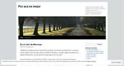 Desktop Screenshot of poracaesmejor.wordpress.com