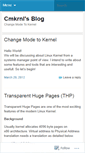 Mobile Screenshot of cmkrnl.wordpress.com