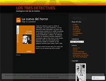 Tablet Screenshot of lostresdetectives.wordpress.com