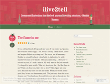 Tablet Screenshot of ilive2tell.wordpress.com