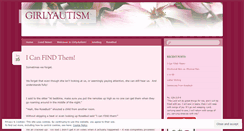 Desktop Screenshot of girlyautism.wordpress.com