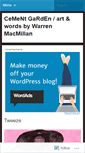 Mobile Screenshot of cementgarden.wordpress.com