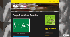 Desktop Screenshot of caferotica.wordpress.com