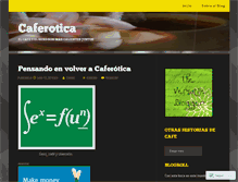 Tablet Screenshot of caferotica.wordpress.com