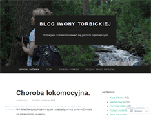 Tablet Screenshot of iwonatorbicka.wordpress.com
