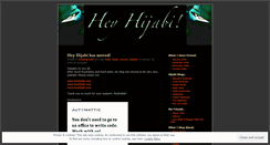Desktop Screenshot of heyhijabi.wordpress.com